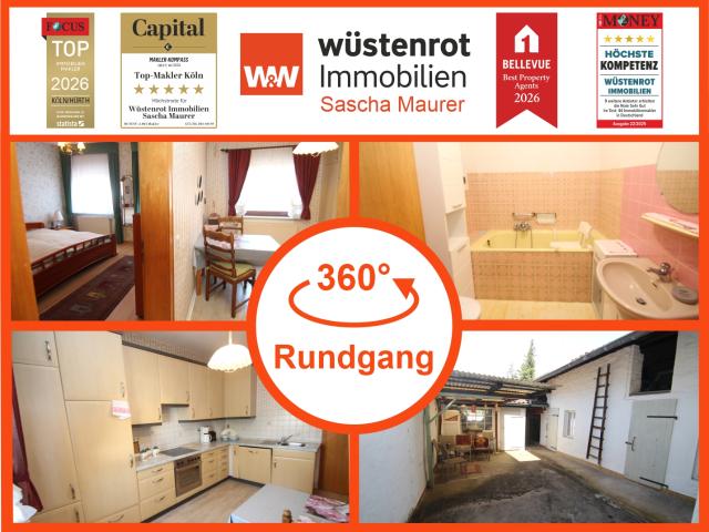 Mit 3D: Reihenmittelhaus mit viel Potenzial, 8 Zimmern & ca. 400 m² Grundstück in Bonn Lannesdorf