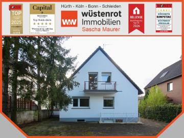 Mit 3D Rundgang: Ein bis Zweifamilienhaus in Köln mit weiterem Grundstück