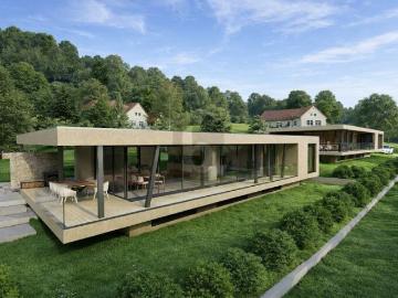 MIT ATRIUM, SÜDHANGLAGE UND FLEXIBLEM GRUNDRISS