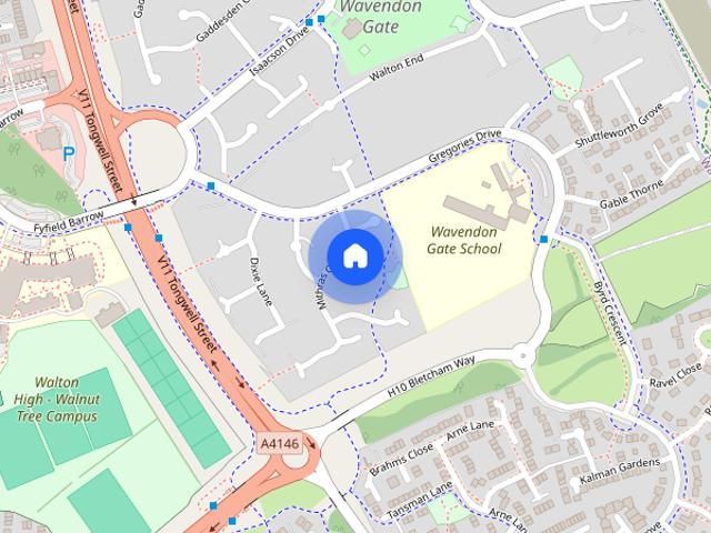 Mithras Gardens, Wavendon Gate, Milton Keynes, Buckinghamshire, MK7