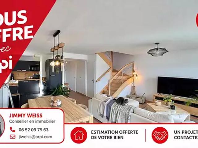 Mommenheim 67670 Achat / Vente maison 4 pièces t4 terrasse