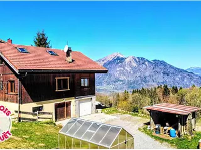Mont Saxonnex 74130 Achat / Vente maison 4 pièces t4 terrasse parking