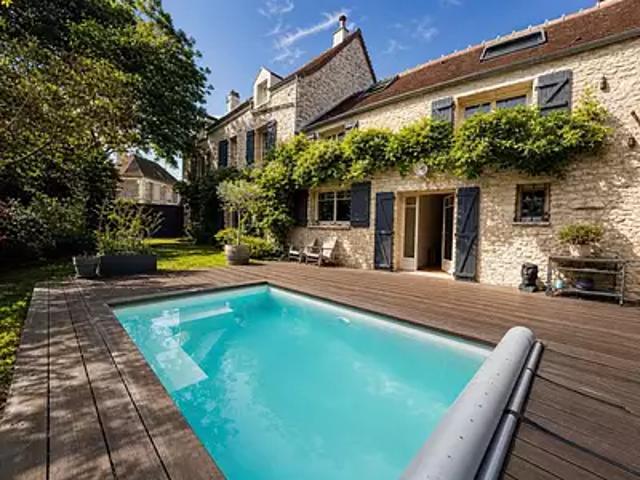 Montainville 78124 Achat / Vente maison 7 pièces t7 piscine jardin