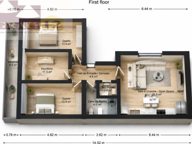 MONTALVÃO SETÚBAL | T3 TOTALMENTE REMODELADO | 3 QUARTOS COM VARANDA
