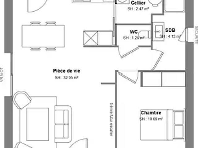 Montbazon 37250 Programme neuf maison neuf à vendre 3 pièces