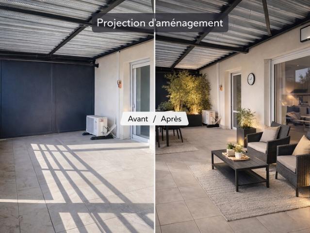 MONTELIMAR 26 200 Appartement à vendre T4 récent 85 m² Terrasse plein sud 19 m² Garage fermé DPE A