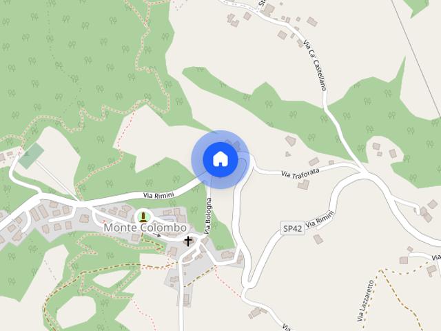 Montescudo con 2 camere da letto e giardino