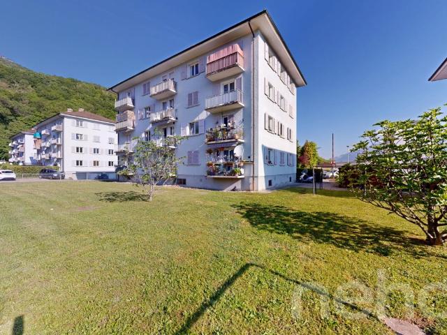 Monthey – renovierte 4,5 Zimmer Wohnung mit ungehinderter Sicht