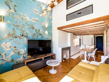 Monthly Furnished Rental – 78 m² – 2 Bedrooms – Lyon 5th – Quai Romain Rolland