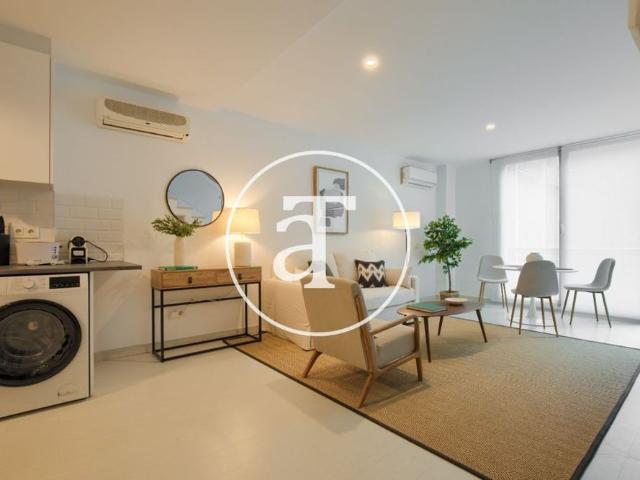 Monthly rental Duplex with One bedroom with balcony and parking in Manoteras