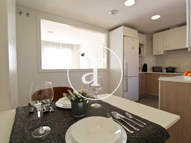Monthly rental penthouse with 3 bedroom near Puerta de Atocha Station