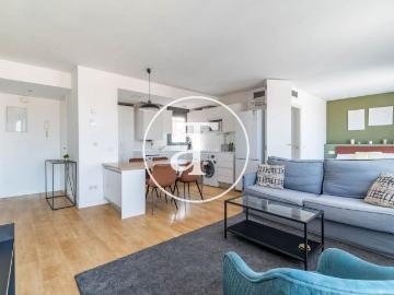 Monthly rental Penthouse with One bedroom near Puerta de Atocha Station
