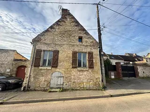 Montiers 60190 Achat / Vente maison 3 pièces t3 jardin cave
