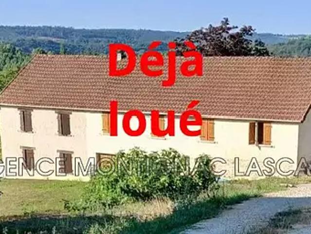 Montignac 24290 Location maison 4 pièces t4 parking