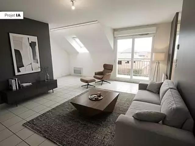 Montigny en Gohelle 62640 Achat / Vente appartement 2 pièces t2 au dernier étage balcon