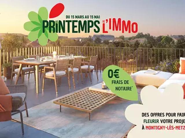 Montigny lès Metz 57950 Programme neuf appartement neuf à vendre t3 HQE