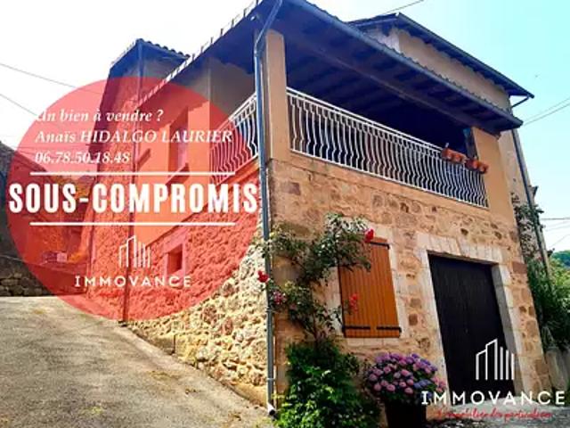 Montjaux 12490 Achat / Vente maison 3 pièces t3 terrasse