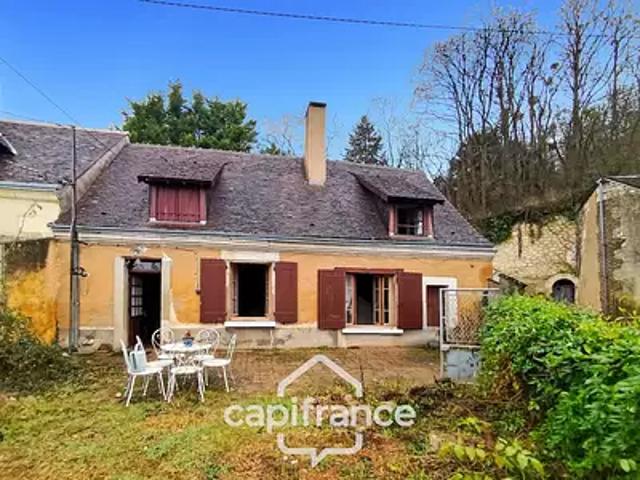Montoire sur le Loir 41800 Achat / Vente maison 3 pièces t3 jardin cave