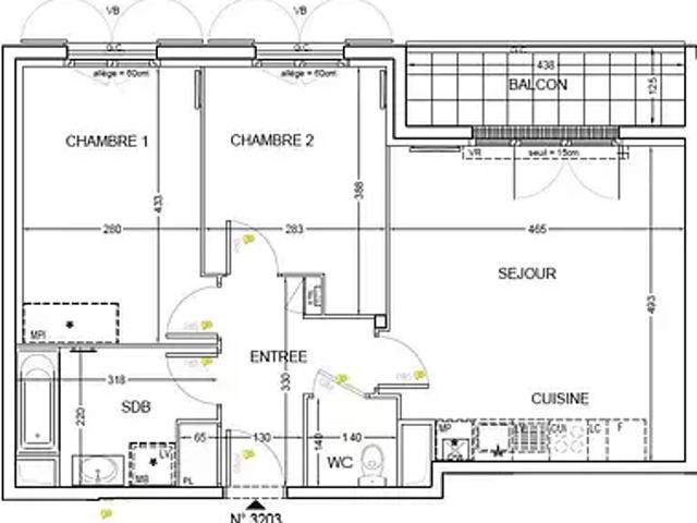 Montlhéry 91310 Location appartement 3 pièces t3