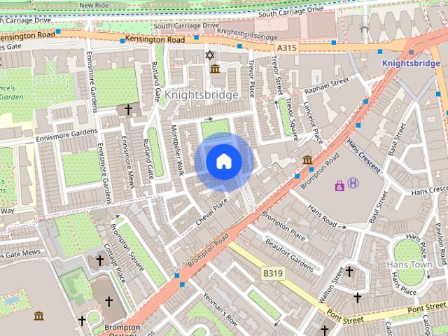 Montpelier Place, Knightsbridge, London, SW7