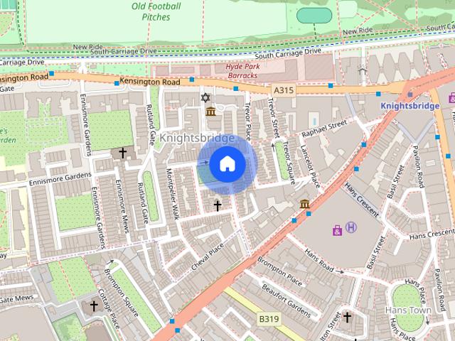 Montpelier Square, Knightsbridge