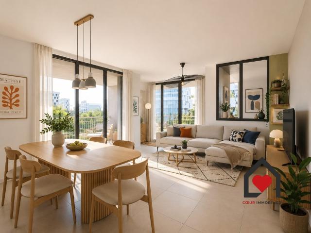 Montpellier T3 d'exception terrasse 26 m2 Port Marianne. 74m² Montpellier