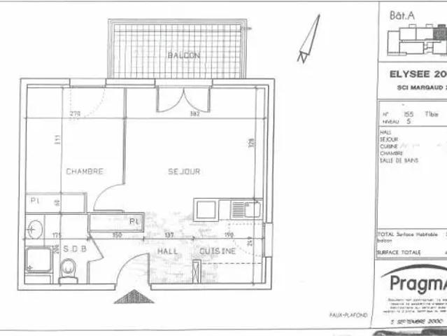montpellier – appartement 2 pièces – 36.86m² – réf:5732