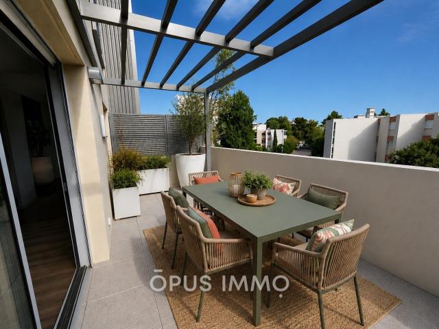 Montpellier – Dernier étage – Duplex T5 traversant avec terr. 95m² Montpellier