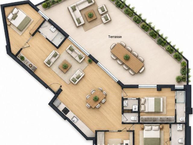 Montpellier Écusson – 119 M² Avec Terrasse Exceptionnelle De. 0m² Montpellier