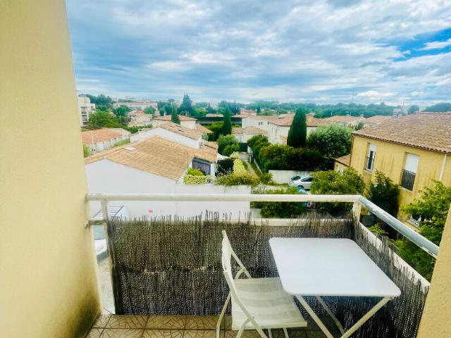 Montpellier La Martelle. Lumineux studio meublé