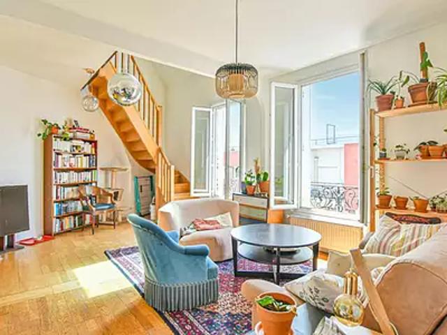 Montreuil 93100 Achat / Vente appartement 4 pièces t4 au dernier étage cave