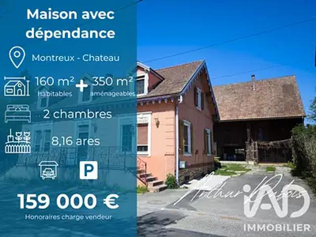 Montreux Château 90130 Achat / Vente maison 5 pièces t5 parking