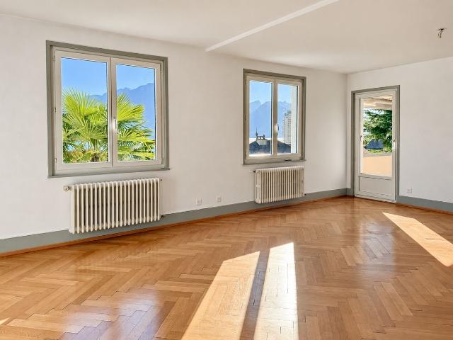 Montreux – Ein außergewöhnliches Panorama für diese helle 3,5 Zimmer Wohnung
