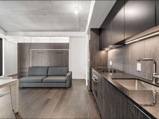 Montreal Furnished Condo Rental Dazzling Studio with 1 Bathroom Suite in Trendy Griffintown