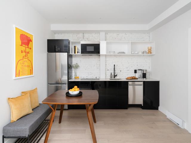 Montreal Furnished Condo Rental Stunning Furnished Studio + 1 Bath in Le Plateau Mont Royal
