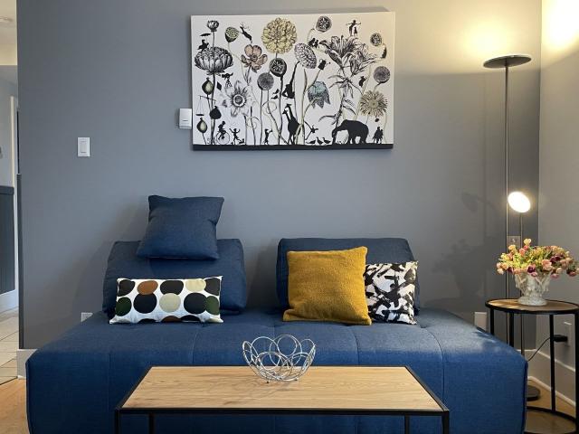 Montreal Furnished House Rental 2 Bed + 1 Bath Fully Furnished Home Seconds to Metro Du College