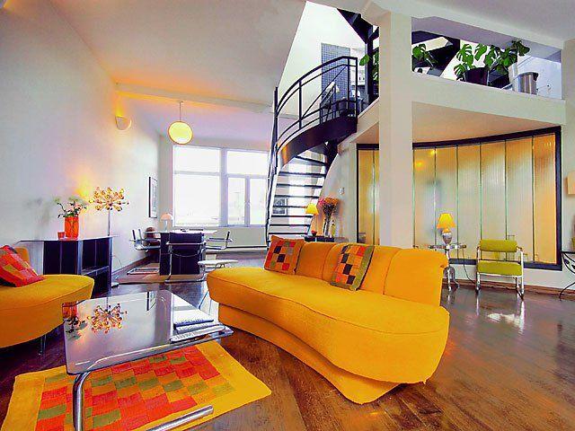 Montreal Furnished Loft for Rent Modern 2 Bed, 1 Bath with Private Rooftop Patio and City Views