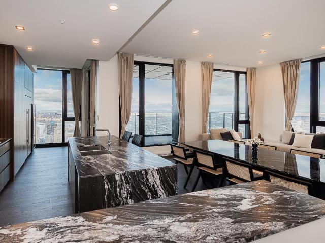 Montreal Furnished Luxury Penthouse for Rent Stunning 3 Bedroom Corner Suite with Water and City Views