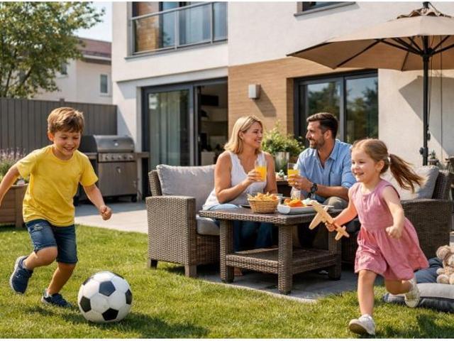 MONCASA OFRECE CHALETS ADOSADOS CON JARDIN EN VALLADOLID. MAS ESPACIO MAS VIDA