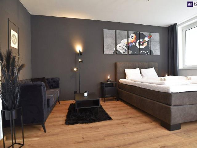 Monkey Loft im City Center | Stylishes Wohnen in der Grazer Innenstadt | 4. Liftstock | Balkon in den Innenhof | moderne Einrichtung