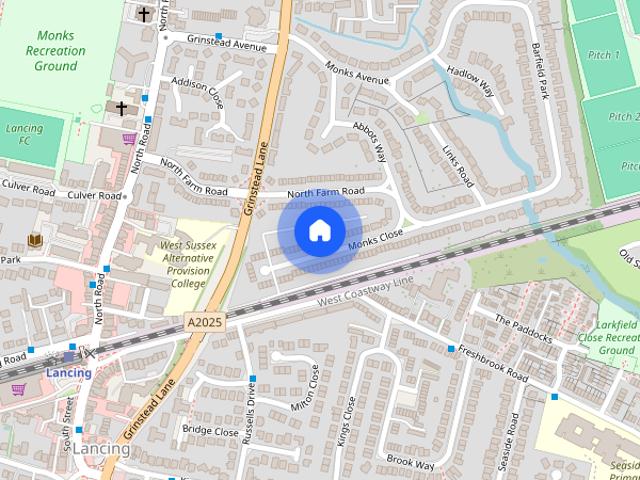 Monks Close, Lancing, BN15