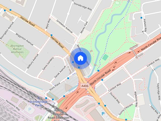 Monks Park Garden, HA9 6JB