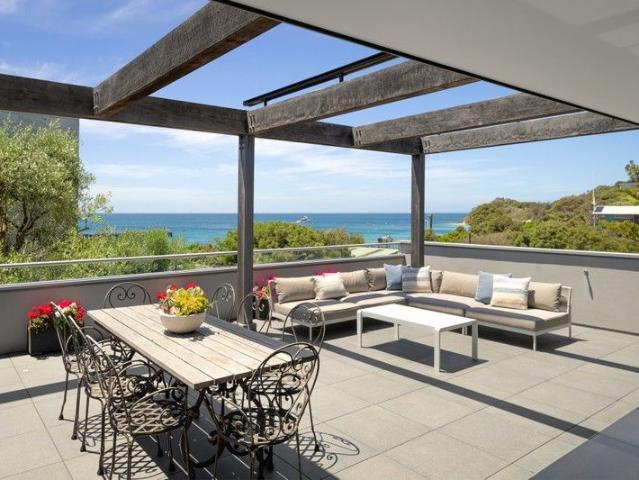 'MONMAR' Commanding cliffside location with sea views, direct beach access and architectural integrity