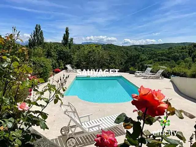 Monnetier Mornex 74560 Achat / Vente maison 9 pièces t9 piscine jardin