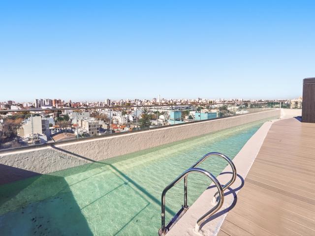 Monoambiente a estrenar con balcón y amenities premium – Saavedra