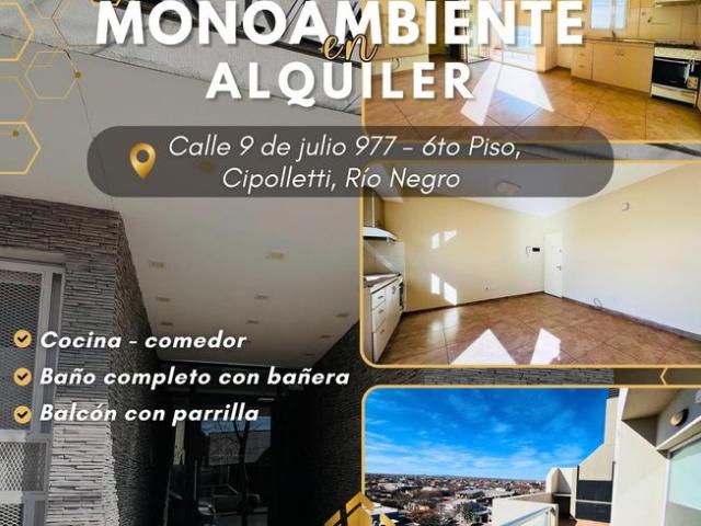 Monoambiente Balcon y Parrilla