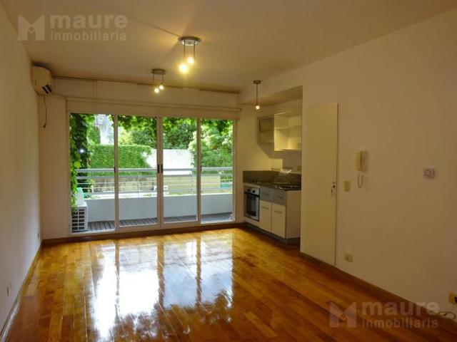 Monoambiente en alquiler en Palermo. Edificio con amenities y laundry