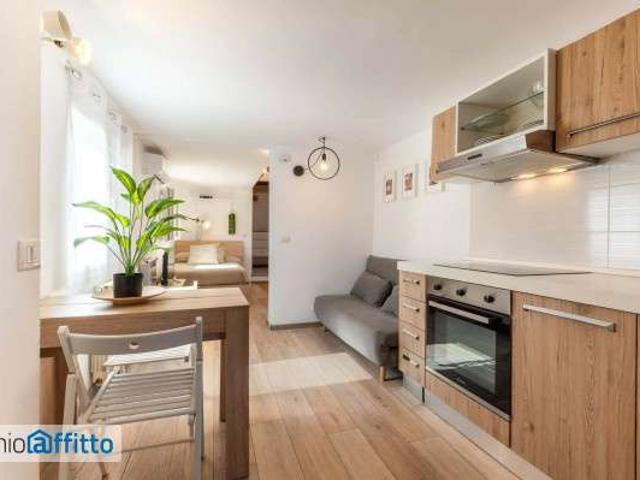 Monolocale arredato con terrazzo Roma
