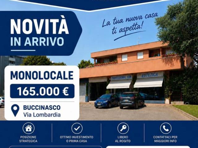 Monolocale in vendita a Buccinasco viale Lombardia