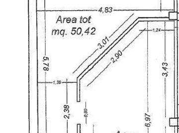 monolocale 55mq